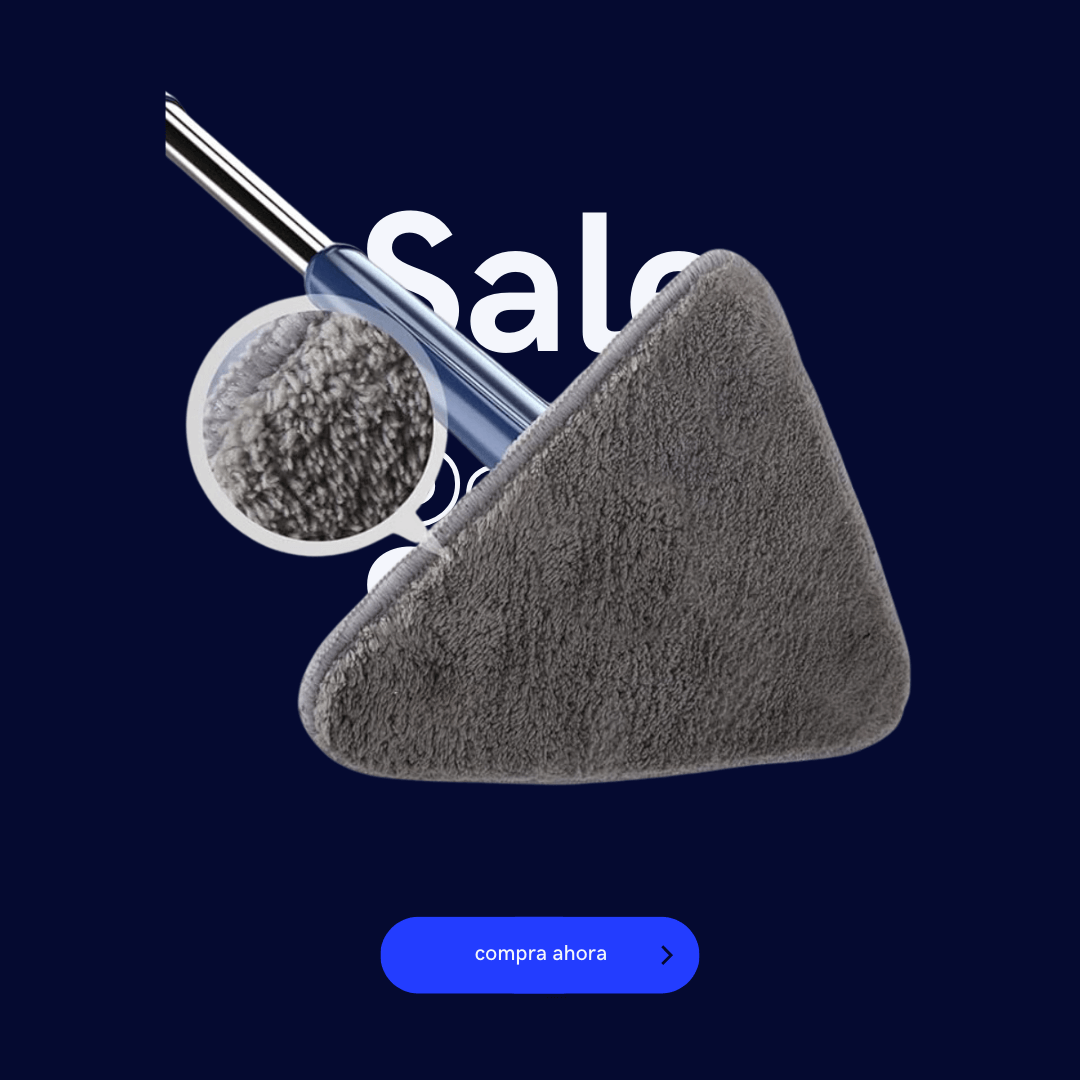 “Fregona Triangular 360° UltraFlex – Limpieza sin límites”