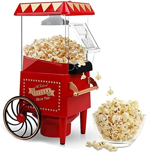 🍿 Máquina de Palomitas Vintage – Sin Aceite, Fácil y Rápida – Disfruta en minutos como en el cine.