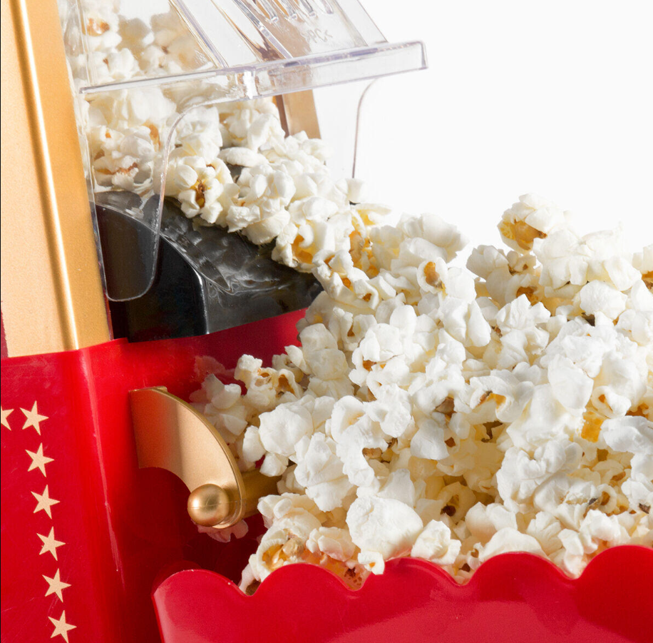 🍿 Máquina de Palomitas Vintage – Sin Aceite, Fácil y Rápida – Disfruta en minutos como en el cine.