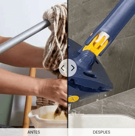 “Fregona Triangular 360° UltraFlex – Limpieza sin límites”