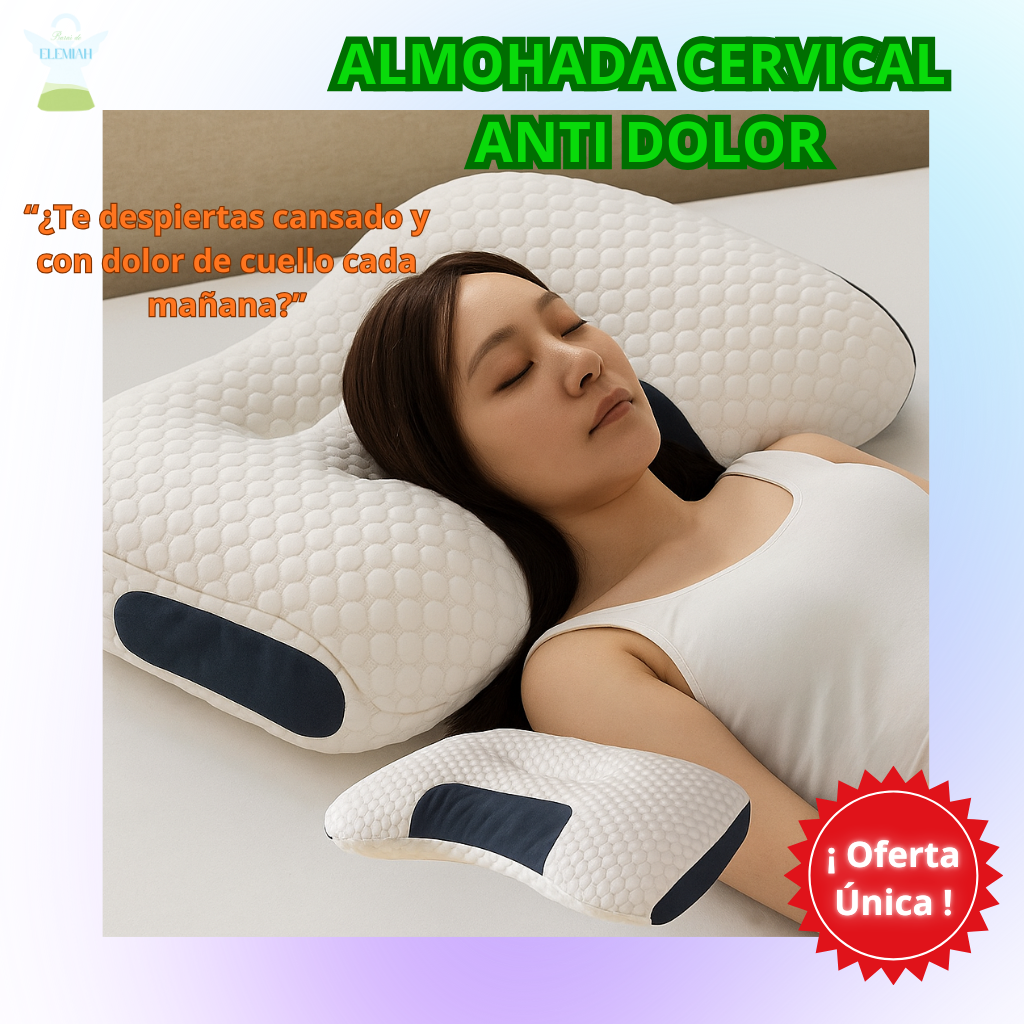 Almohada Cervical ErgoRelax™ – Descanso sin dolor