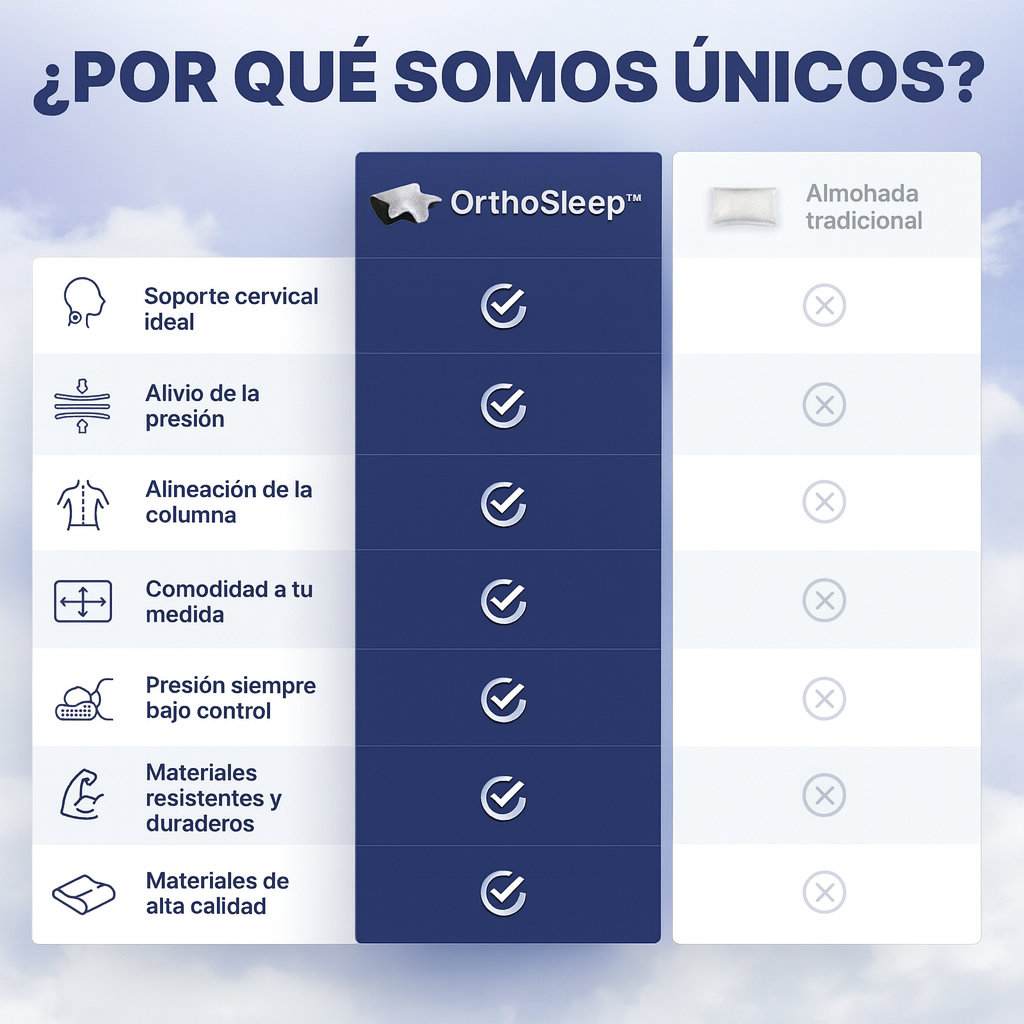 OrthoSleep™ - Almohada Cervical