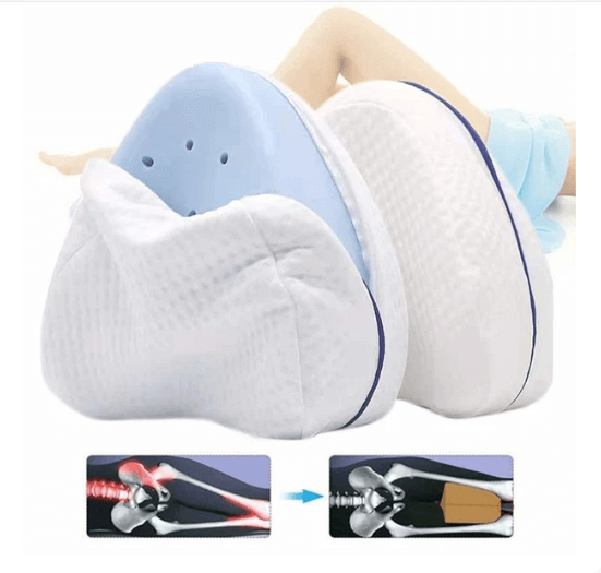 “Almohada Ortopédica para Piernas ErgoComfort™ – Descanso sin presión”