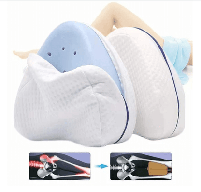 “Almohada Ortopédica para Piernas ErgoComfort™ – Descanso sin presión”