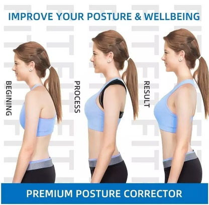 “Corrector de Postura Inteligente PostureVibe™ – Vibra cuando te encorvas”