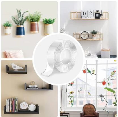 Cinta Nano Adhesiva Reutilizable ClearGrip™